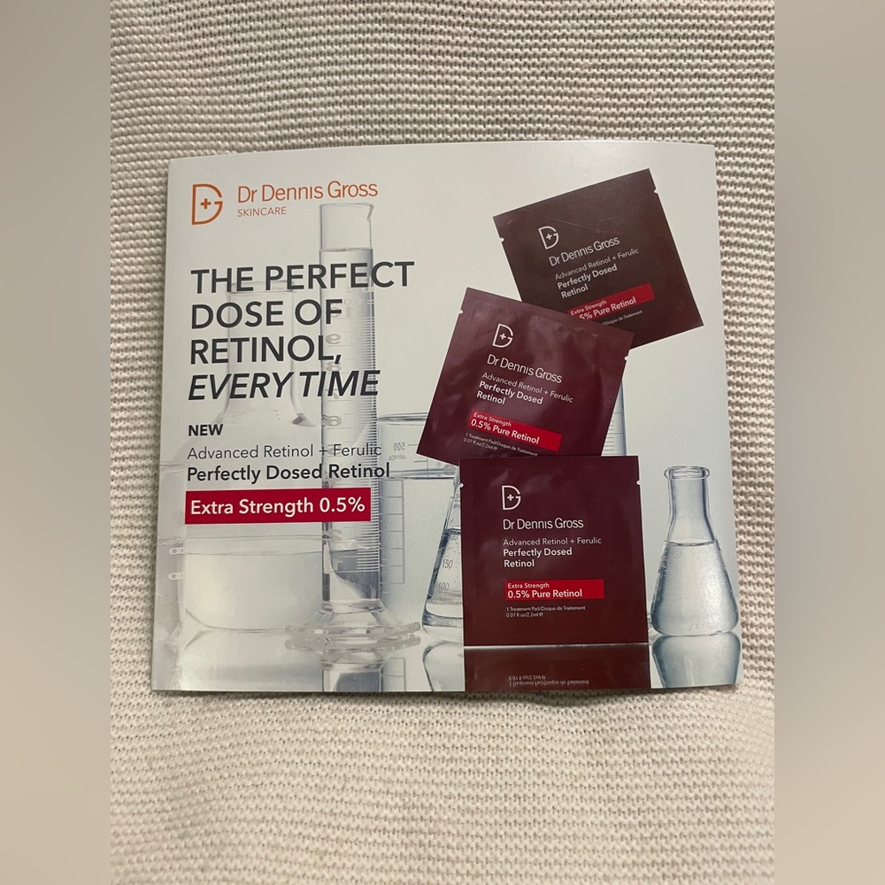 4 packs Dr Dennis Gross Advanced Retinol + Ferulic Perfectly Dosed Retinol
